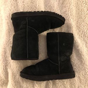 Black Ugg boots